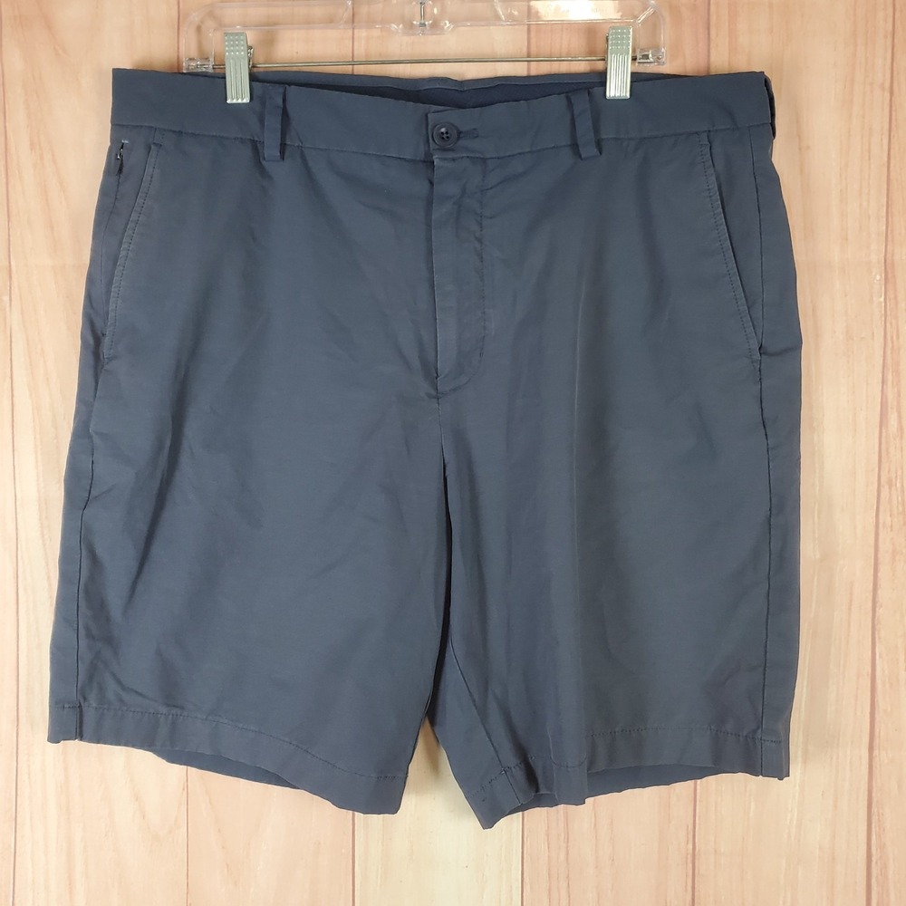 Vineyard Vines On The Go Shorts Mens 36 Blue Cotton Stretch Athletic Performance